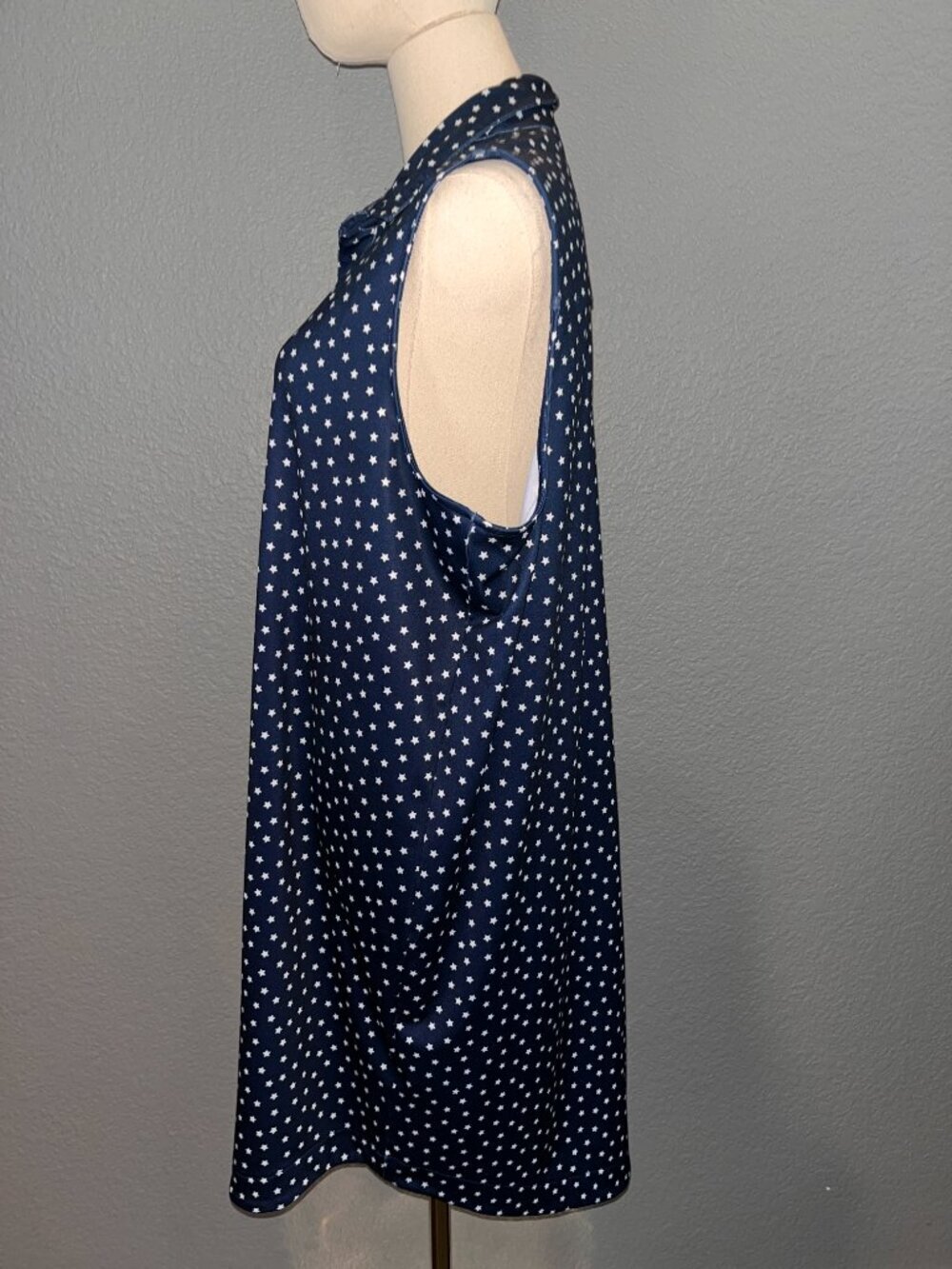 VINEYARD VINES STARS STARRY SANKATY LUCAYA POPOVER PERFORMANCE DRESS - EUC - XL - Picture 6 of 12